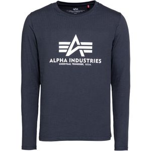 Alpha Industries - Basic Longsleeve - T-shirt - Zwart - 100% Katoen