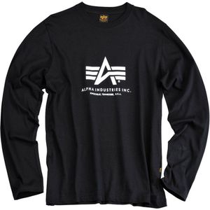 Alpha Industries - Basic Longsleeve - Zwart - 100% Katoen