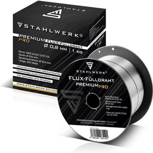 STAHLWERK MIG MAG Premium Schweißdraht, 5519, E71T-GS, 0,8 mm, 1 kg