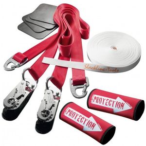 Slackline-Tools Clipn Slack Set 15 m Slackline (rood/wit)