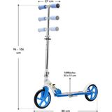 Inklapbare Step / Scooter - Skaterboy - XXL Wielen