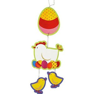 SUNNYSUE 101-00 - houten hanger kippenketting, 1 stuk