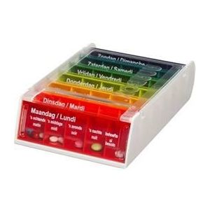 Anabox pildoos rainbow 7 dagen NL/FR 1 stuks
