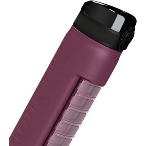 Drinkfles met geïntegreerd pillendoosje voor 1 week : Bordeaux