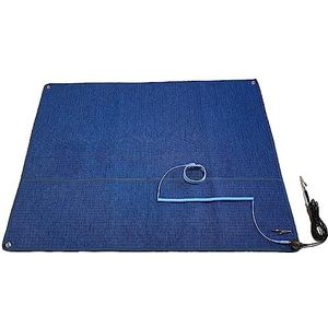 Minadax® XXL 60 x 80cm antistatische mat in blauw, 4 aansluitingen, ESD armband en aardingskabel - bijv. voor werken aan de pc-toren