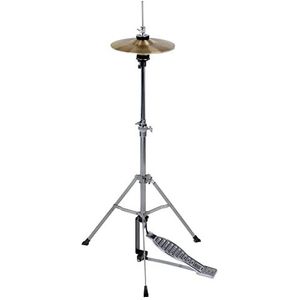 XDrum Junior HiHat inkl. Ständer und Becken (8"" Cymbal Becken aus Messing, HiHat Maschine für Kinder, zusammenklappbar)