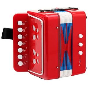 Classic Cantabile Bambino kinderaccordeon, rood, 2 bassen