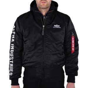 ALPHA INDUSTRIES - MA-1 D-Tec SE - Tussenjas - Zwart - 100% Nylon