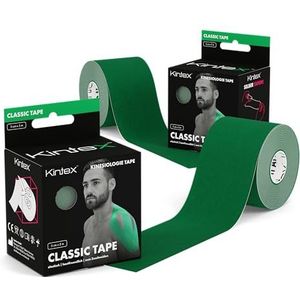 Kintex Kintex 2 rollen klassieke kinesiotape 5 cm x 5 m groen