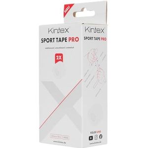 Kintex Rolls Sport Tape PRO, niet-elastisch, fysio-tape, wit, knie, hand, vingers en enkelgewricht stabiliseren