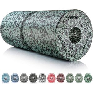 BODYMATE Foam Roller CARE Medium Hard 35 x 14 cm for Spine Relief + E-Book