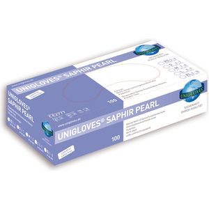 Unigloves Nitrile Handschoenen Saphir Pearl 100 stuks - Maat XL