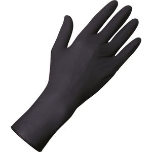 Unigloves - Select Black 300 - Lange chirurgische handschoenen - 100 stuks S