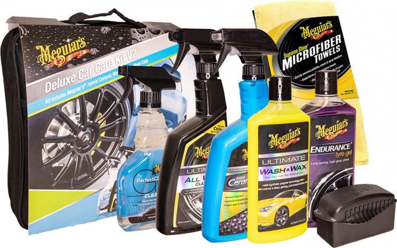 Meguiar's - Deluxe Car Care Kit V2 - Autoreinigers - Inclusief Tas