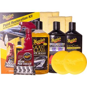 Meguiar's - Paint Restoration Kit - Autolak - Inclusief Shampoo en Klei