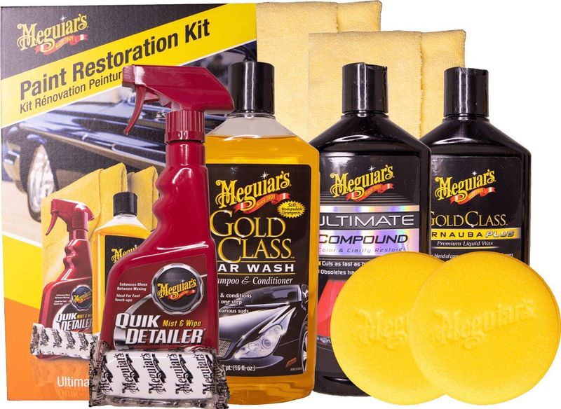 Meguiar's - Paint Restoration Kit - Autolak - Inclusief Shampoo en Klei