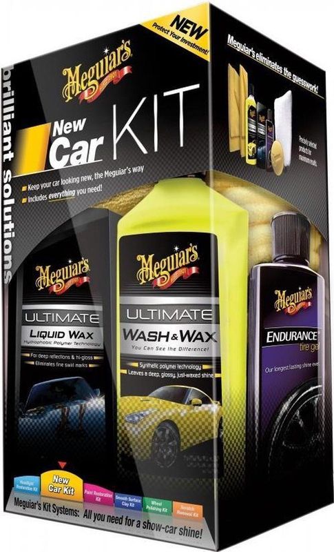 Meguiar's - New Car Kit - Autoreinigers - Inclusief Diverse Producten
