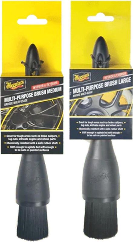 Meguiar's Multi-Purpose Brush - Multifunctionele Borstel - Chemisch Bestendig - Zachte Haren