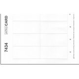 Badgepoint drukvel (voor magnetische naambordjes, 10 A4-vellen, 160 naamkaarten, 74 x 34 mm, zelfbeschrijfbaar voor inkjet- en laserprinters, labeling via de pc met bijpassende sjablonen)