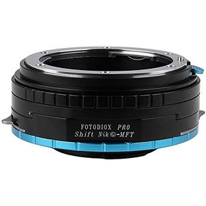 Fotodiox Pro Lens Mount Shift Adapter - Nikon Nikkor F Mount G-Type D/SLR Lens to Micro Four Thirds (MFT, M4/3) Mount Mirrorless Camera Body, met ingebouwde diafragma Control Dial