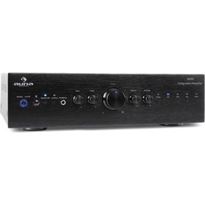 Auna CD708 Hifi Versterker - 5 RCA aansluitingen - Audio versterker met afstandsbediening - Zwart