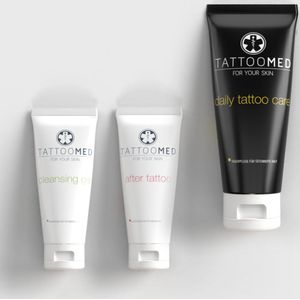 TattooMed® All In Bundle (1x After Tattoo 25ml 1x Cleansing Gel 25ml 1x Daily Tattoo Care 100ml)