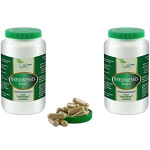 Vitaideal Vegan Spar-Pot brandnetel wortel 2 x 360 plantaardige capsules elk 450 mg, puur natuurlijk zonder additieven.