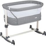 BabyGO Co Sleeper Wieg met Schommelfuntie Vivaldi Grey