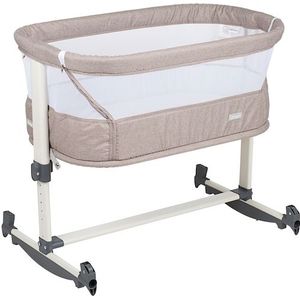 Babygo - Vivaldi - Wieg Aan Bed - Beige - Verstelbaar