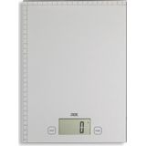 ADE Digital Parcel Scale KE 1700 Bridget Elektronische weegschaal voor pakjes, pakketten, brieven. Met centimeter meting op het weegoppervlak. Weegt tot 20 kg met gram precisie. Incl. batterij.Zilver