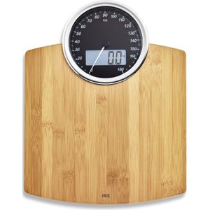 ADE - Weegschaal - Bambou - Tot 180 kg - Dubbel Display