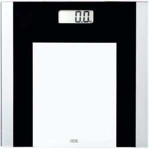 ADE - Ylvie - Digitale Personenweegschaal - Zwart en Wit - Maximaal 150 kg