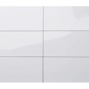 Kerabo Wandtegel Wit Glans 25x40cm