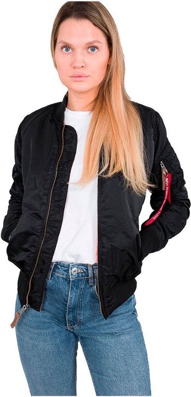 Alpha Industries Ma 1 Vf 59 Jas Zwart Vrouw