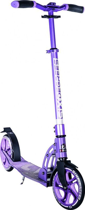 Six Degrees 2 wiel Step Opvouwbaar Voetrem Lila/wit