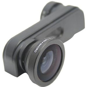 S+MART telelens + Fish-Eye + macroscoop voor iPhone 5 / 5S, zwart