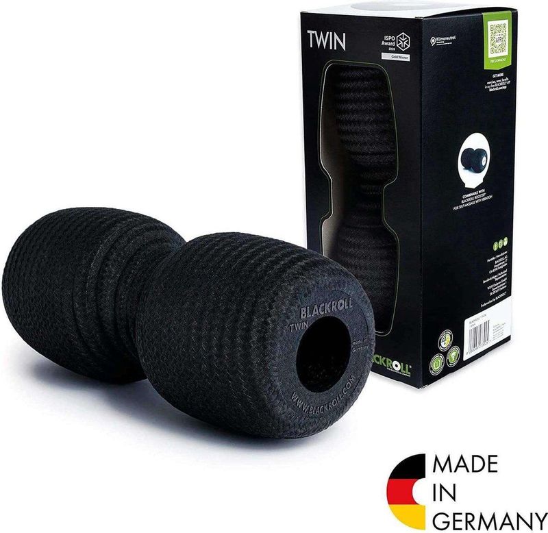 Blackroll - Twin - Fasciarol - Carbon-look - 100% Recyclebaar