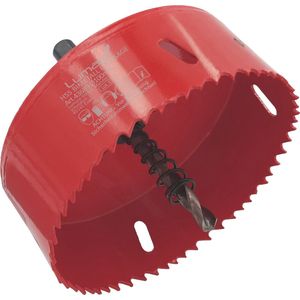 Lumare Universele Gatenzaag 100mm | Snelle, krachtige HSS-bimetaal-gatfrees | Voor hout, metaal, gietijzer en messing | Compatibel met handboormachines en accuschroevendraaiers 1/4 draad