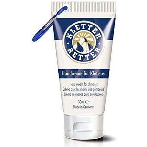 KletterRetter Handcrème voor klimmers en boulderers, 30 ml, met panthenol, calendula-olie en ectoïne, trekt snel in en plakt niet
