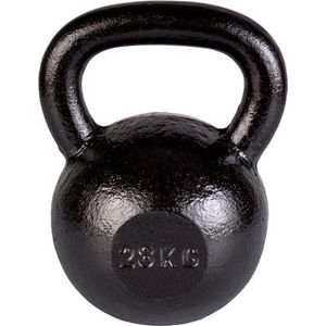 ScSPORTS® Kettlebell 28 kg - Met hamerslag optiek - Zwart - Gewichten