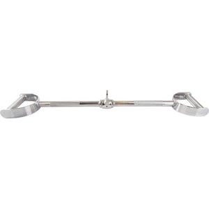ScSPORTS® Lat pulldown bar - Met draaipunt - Handgreep lat pulley, krachtstation - Verchroomd staal - Lat bar