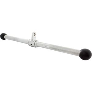 ScSPORTS® Triceps bar - Rubberen uiteinden - Met draaipunt - Staal - Lat pulldown bar - Triceps stang