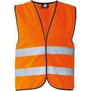 KX500 Korntex Veiligheidshesje volwassen EN ISO 20471 / EN 1150 - Maat L - Unisex – Oranje