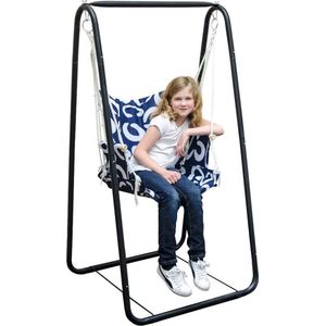 Hangstoelframe met hangstoel, schommel voor kinderen en volwassenen, complete set, metalen frame ...