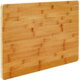 XL Houten Snijplank - 50x35x2 cm Bamboe Snij Plank Hout Keukenplank Trancheerplank