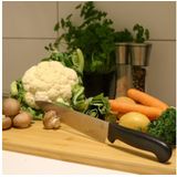 XL Houten Snijplank - 50x35x2 cm Bamboe Snij Plank Hout Keukenplank Trancheerplank