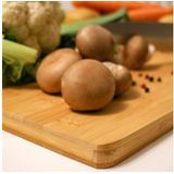 XL Houten Snijplank - 50x35x2 cm Bamboe Snij Plank Hout Keukenplank Trancheerplank