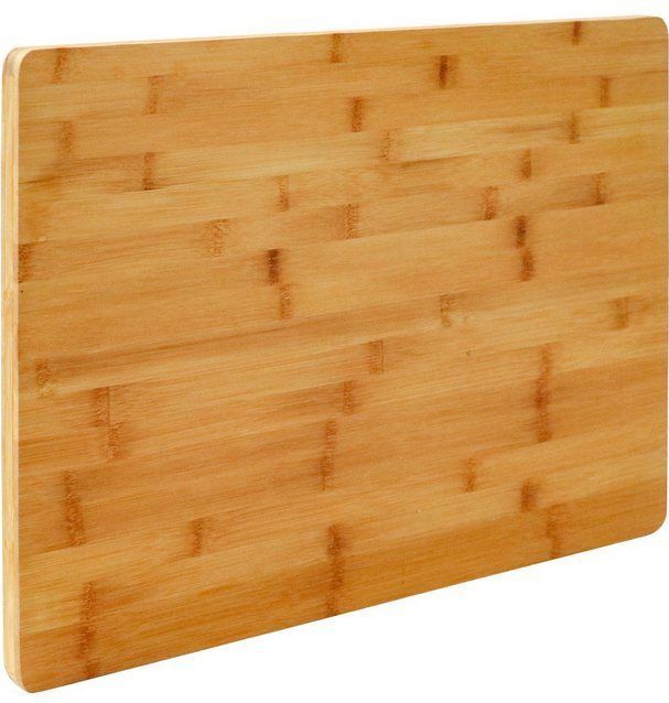 XL Houten Snijplank - 50x35x2 cm Bamboe Snij Plank Hout Keukenplank Trancheerplank