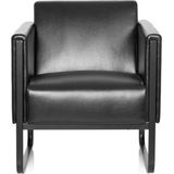 BALI BLACK | 1-Zits - Gestoffeerde fauteuil Zwart
