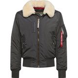 ALPHA Industries Injector III Herenjas, grijs (greyblack 136)
